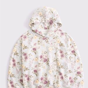 Abercrombie & Fitch Floral Hoodie - Cream and Purple

3 Larges 
1 medium